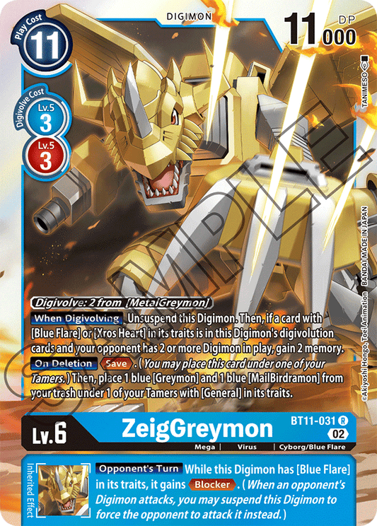 ZeigGreymon (BT11-031) Rare