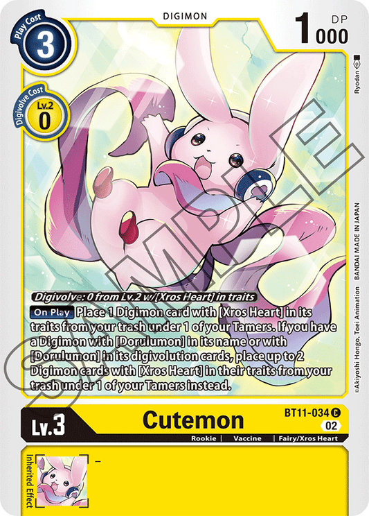 Cutemon (BT11-034) Common