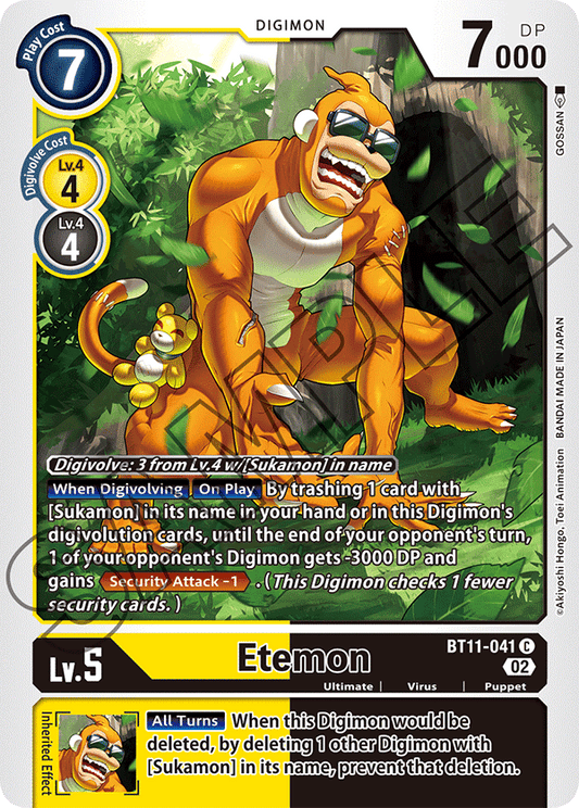 Foil Etemon (BT11-041) Common