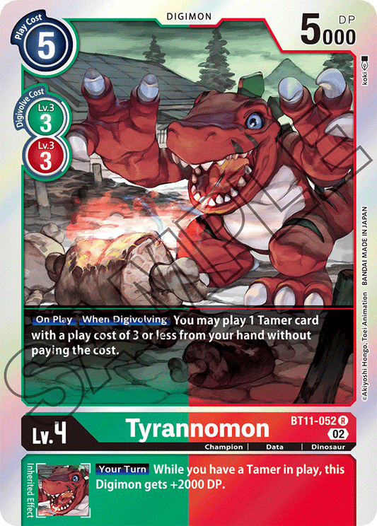 Tyrannomon (BT11-052) Rare
