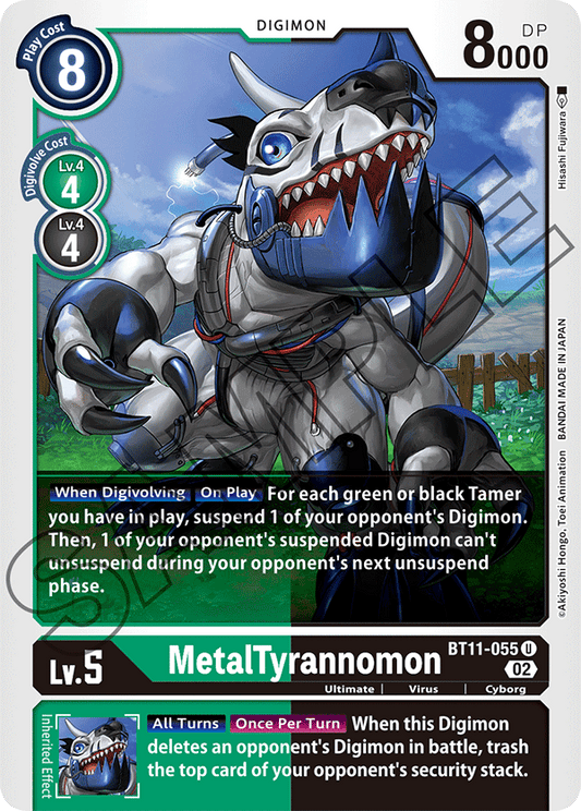 MetalTyrannomon (BT11-055) Uncommon