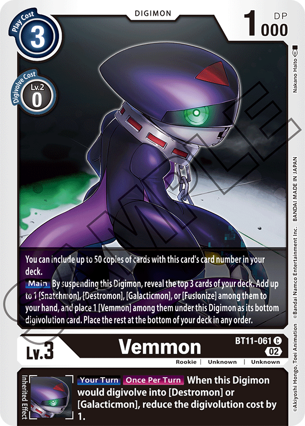 Vemmon (BT11-061) Common