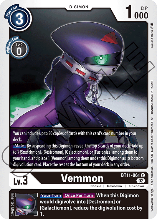 Vemmon (BT11-061) Common
