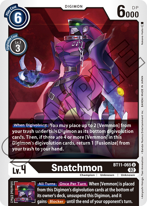 Snatchmon (BT11-065) Uncommon