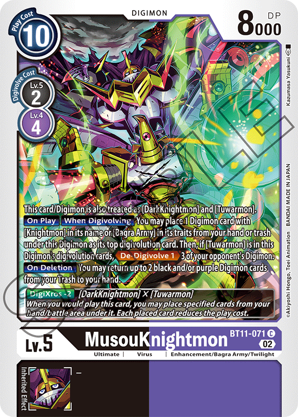 Foil MusouKnightmon (BT11-071) Common