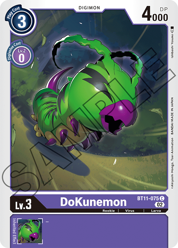 Foil DoKunemon (BT11-075) Common