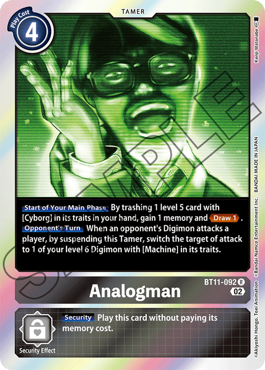 Analogman (BT11-092) Rare