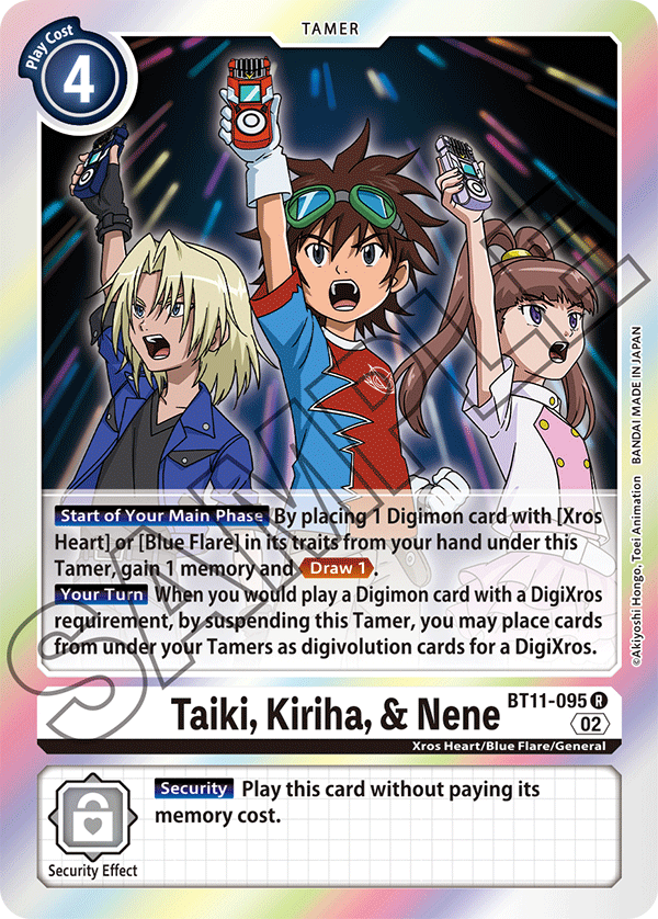 Taiki & Kiriha & Nene (BT11-095) Rare