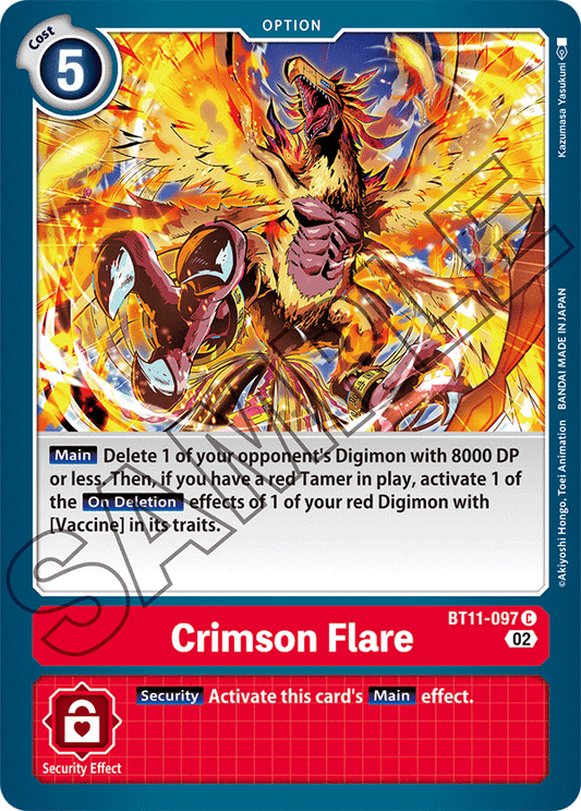 Crimson Flare (BT11-097) Common