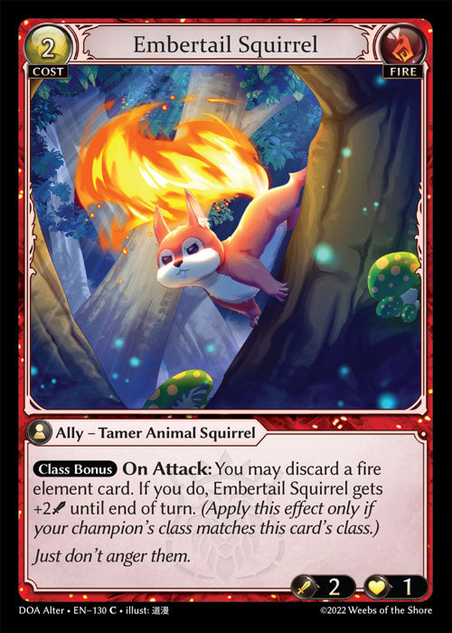 Doa Alter EN-130 Foil Embertail Squirrel