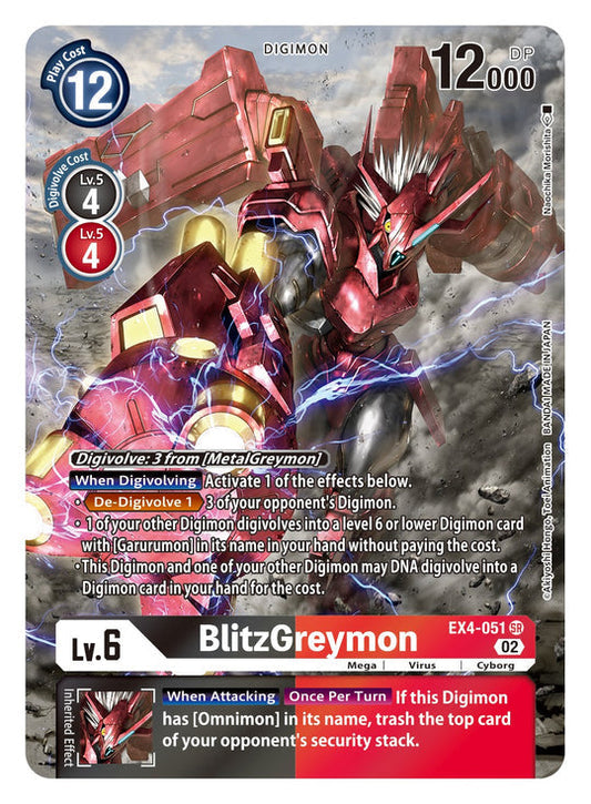 BlitzGreymon (EX4-051) Alternative Art