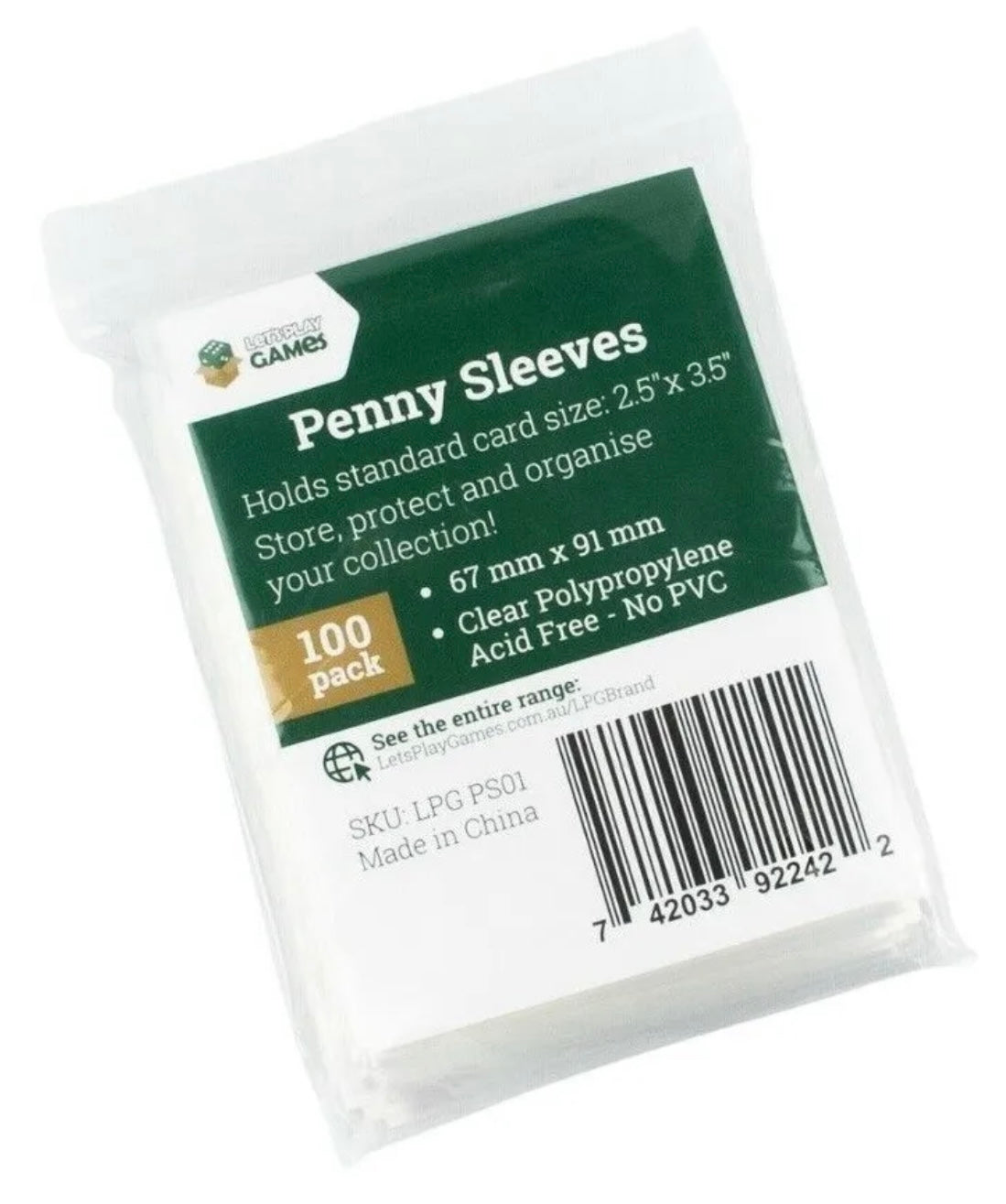 Lets play games LPG penny sleeves