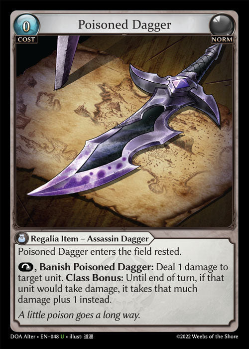 Doa Alter EN-048 Poisoned Dagger