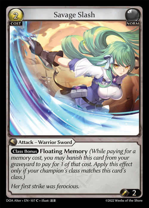 Doa Alter EN-107 Foil Savage Slash