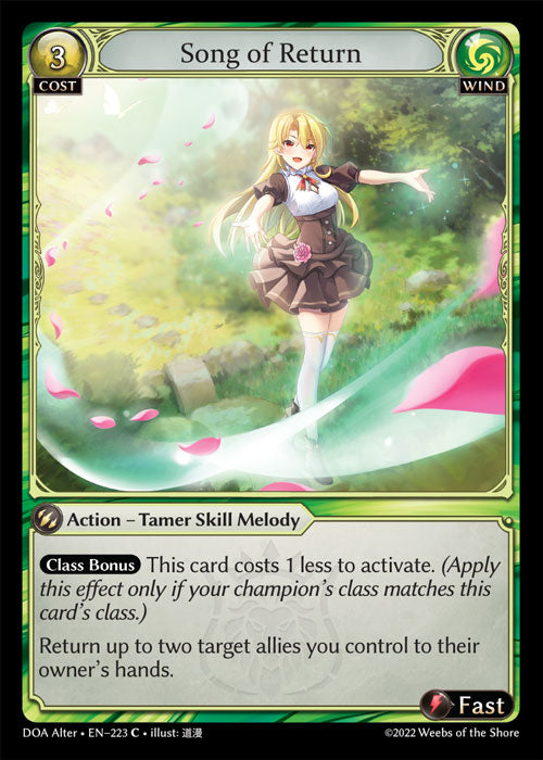 Doa Alter EN-223 Foil Song of Return