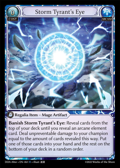 Doa Alter EN-061 Storm Tyrant's Eye