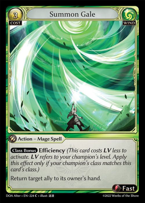 Doa Alter EN-224 Foil Summon Gale