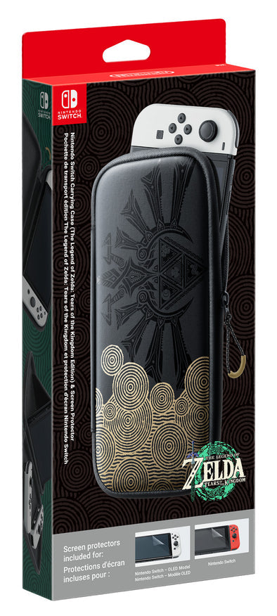 Nintendo Switch Carrying Case & Screen Protector - The Legend of Zelda: Tears of the Kingdom Edition