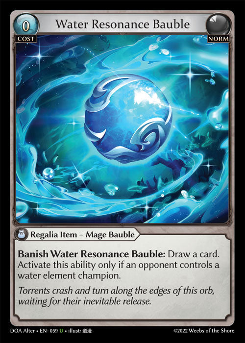 Doa Alter EN-059 Water Resonance Bauble