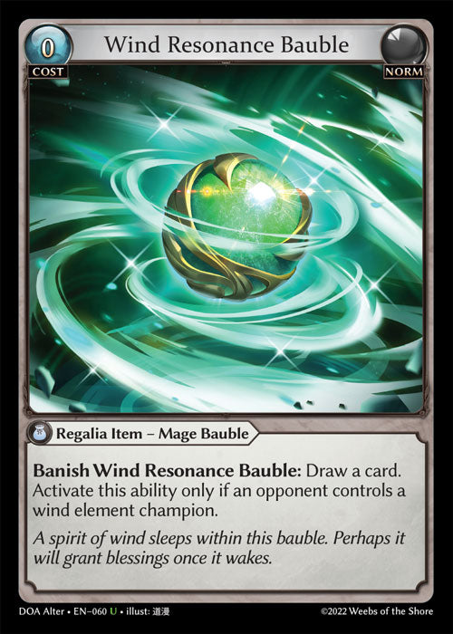 Doa Alter EN-060 Wind Resonance Bauble